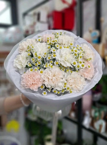 Букет «Сливочный десерт» от интернет-магазина цветов в 