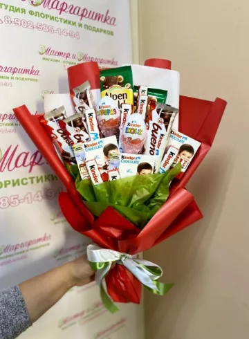 Сладкий букет «Мечта ребенка» от интернет-магазина цветов в 