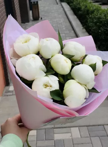 Букет &laquo;Сливочное мороженное&raquo; от интернет-магазина цветов в 