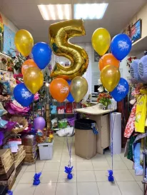 Фонтан из шаров «Ветер перемен» от интернет-магазина «» в 