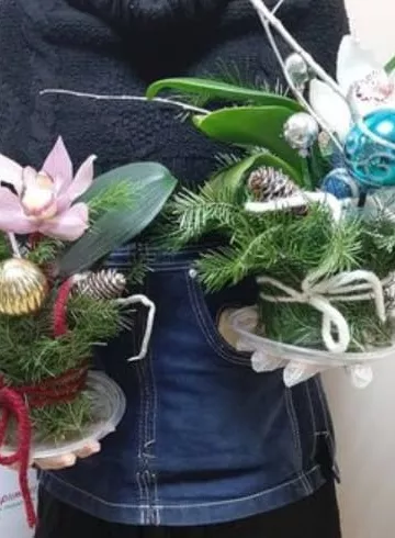 Композиция «Снежная королева» от интернет-магазина цветов в 