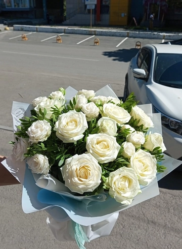 Букет из цветов «Белое облако» от интернет-магазина цветов в 